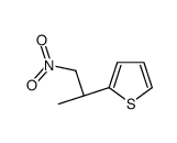2-[(2R)-1-nitropropan-2-yl]thiophene Structure