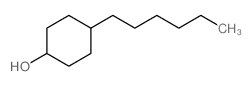 4-hexylcyclohexan-1-ol Structure