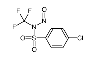 4-chloro-N-nitroso-N-(trifluoromethyl)benzenesulfonamide结构式