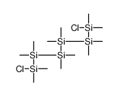 chloro-[[[[[chloro(dimethyl)silyl]-dimethylsilyl]-dimethylsilyl]-dimethylsilyl]-dimethylsilyl]-dimethylsilane结构式