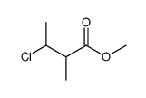 3-chloro-2-methyl-butyric acid methyl ester结构式