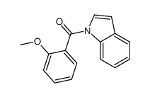 indol-1-yl-(2-methoxyphenyl)methanone结构式