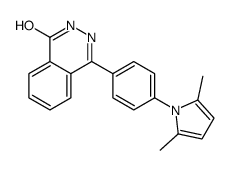 4-[4-(2,5-dimethylpyrrol-1-yl)phenyl]-2H-phthalazin-1-one结构式
