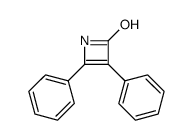 3,4-diphenyl-1H-azet-2-one结构式
