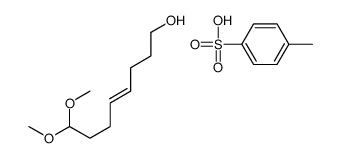 8,8-dimethoxyoct-4-en-1-ol,4-methylbenzenesulfonic acid Structure