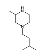 Piperazine, 3-methyl-1-(3-methylbutyl)- (9CI)结构式