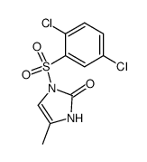 1-((2,5-dichlorophenyl)sulfonyl)-4-methyl-1,3-dihydro-2H-imidazol-2-one Structure