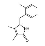 (Z)-3,4-dimethyl-5-<(2-methylphenyl)methylene>-3-pyrrolin-2-one Structure