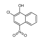2-chloro-4-nitronaphthalen-1-ol Structure