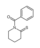 2-Piperidinethione,1-benzoyl- (5CI,9CI) Structure