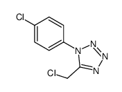 5-(Chloromethyl)-1-(4-chlorophenyl)-1H-tetrazole Structure