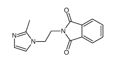 2-[2-(2-methylimidazol-1-yl)ethyl]isoindole-1,3-dione结构式
