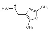 N-[(2,5-二甲基-1,3-噁唑-4-基)甲基]-n-甲基胺结构式