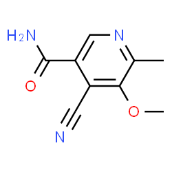 Nicotinamide,4-cyano-5-methoxy-6-methyl- (4CI)结构式