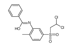 N-[5-(2,2-dichloroethylsulfonyl)-2-methylphenyl]benzamide Structure