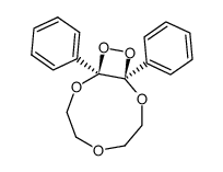 (1R,9S)-1,9-diphenyl-2,5,8,10,11-pentaoxabicyclo[7.2.0]undecane结构式