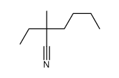 2-ethyl-2-methylhexanenitrile结构式