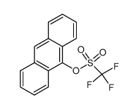 9-trifluoromethanesulfonyloxyanthracene结构式
