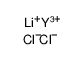 lithium,yttrium(3+),tetrachloride结构式