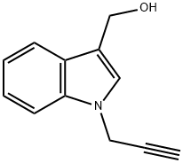 1-(2-propynyl)-1h-indole-3-methanol structure