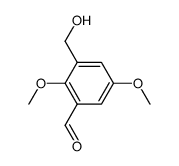 2,5-dimethoxy-3-(hydroxymethyl)benzaldehyde Structure