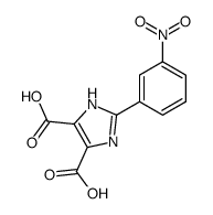 2-(3-nitro-phenyl)-1H-imidazole-4,5-dicarboxylic acid结构式
