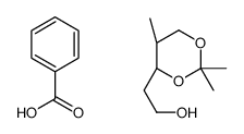 benzoic acid,2-[(4S,5S)-2,2,5-trimethyl-1,3-dioxan-4-yl]ethanol结构式