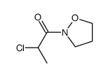 Isoxazolidine, 2-(2-chloro-1-oxopropyl)- (9CI) structure