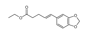 ethyl 5-(3,4-(methylenedioxy)phenyl)-4-pentenoate Structure