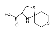 (3R)-1,8-dithia-4-azaspiro[4.5]decane-3-carboxylic acid结构式