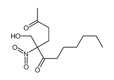 5-(hydroxymethyl)-5-nitrododecane-2,6-dione结构式