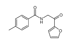 N-[2-(furan-2-yl)-2-oxoethyl]-4-methylbenzamide Structure