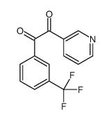1-pyridin-3-yl-2-[3-(trifluoromethyl)phenyl]ethane-1,2-dione Structure