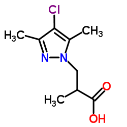 3-(4-CHLORO-3,5-DIMETHYL-PYRAZOL-1-YL)-2-METHYL-PROPIONIC ACID picture