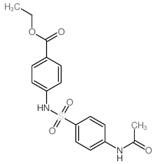 ethyl 4-[(4-acetamidophenyl)sulfonylamino]benzoate Structure