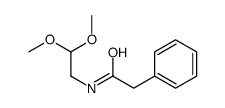 N-(2,2-dimethoxyethyl)-2-phenylacetamide structure