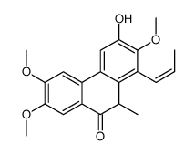 3-hydroxy-2,6,7-trimethoxy-10-methyl-(Z)-1-(1-propenyl)phenanthrene-9(10H)-one Structure