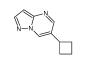 6-cyclobutylpyrazolo[1,5-a]pyrimidine结构式