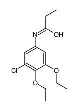 N-(3-chloro-4,5-diethoxyphenyl)propanamide Structure