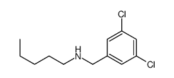 N-[(3,5-dichlorophenyl)methyl]pentan-1-amine Structure