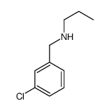 N-(3-Chlorobenzyl)-1-propanamine结构式