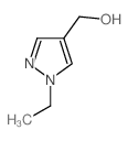 1-乙基-1H-吡唑-4-甲醇结构式