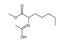 methyl 2-acetamidoheptanoate Structure