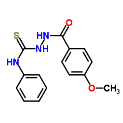 2-(4-Methoxybenzoyl)-N-phenylhydrazinecarbothioamide Structure