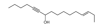 hexadec-13-en-5-yn-7-ol Structure