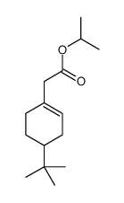 propan-2-yl 2-(4-tert-butylcyclohexen-1-yl)acetate Structure