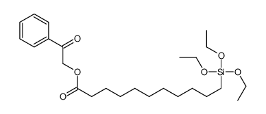 phenacyl 11-triethoxysilylundecanoate Structure