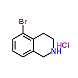 5-bromo-1,2,3,4-tetrahydroisoquinoline hydrochloride Structure