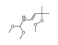 dimethoxymethyl-(3-methyl-3-methylperoxybut-1-enyl)silane结构式