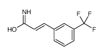 3-(3-(trifluoromethyl)phenyl)-2-Propenamide结构式